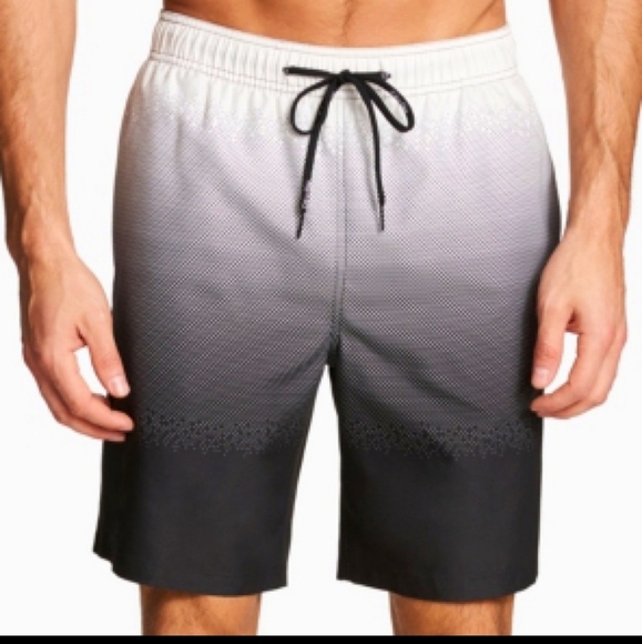 Calvin Klein Other - Calvin Klein Men's Gradient Black & White Volley Swim Trunks Size Men's  Meduim